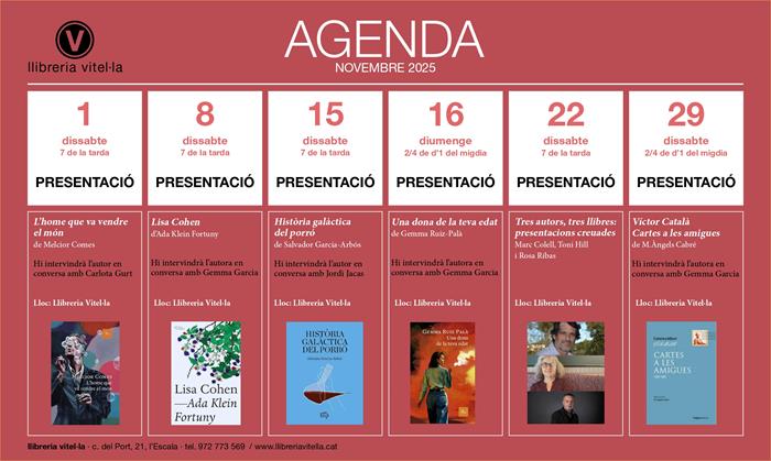 AGENDA NOVEMBRE 2025 | 