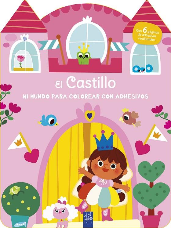 Mi mundo para colorear con adhesivos. El castillo | 9788408296881 | YOYO