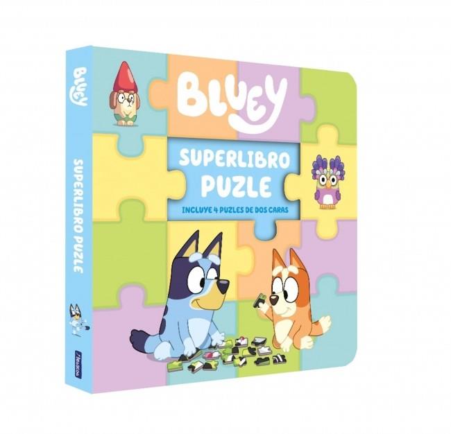 Bluey. Libro juguete - Superlibro puzzle. 4 puzles de dos caras para leer y juga | 9788448871291 | , Bluey
