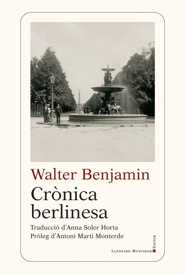 Crònica berlinesa | 9788410377905 | Benjamin, Walter