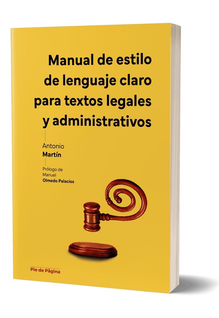 Manual de estilo de lenguaje claro para textos legales y administrativos | 9791399080292 | Martín Fernández, Antonio