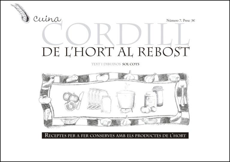 Cordill. De l hort al rebost | 9788493347666 | Cots i Serra, Sol
