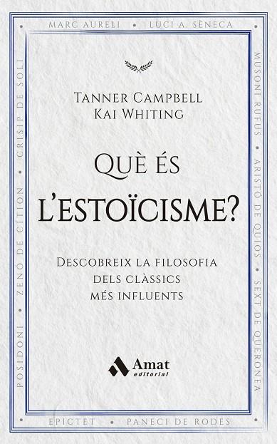 Què és l'estoïcisme? | 9788419870971 | Campbell, Tanner / Whiting, Kai