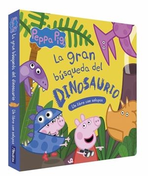 Peppa Pig. Libro de cartón con solapas - La gran búsqueda del dinosaurio | 9788448867096 | Hasbro / eOne