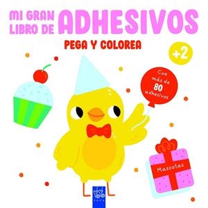 Mi gran libro de adhesivos pega y colorea. Mascotas | 9788408234609 | YOYO