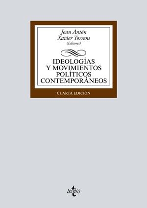 Ideologías y movimientos políticos contemporáneos | 9788430979585 | Antón, Joan / Torrens, Xavier / Abellán García, Joaquín / Águila, Rafael del / Rodríguez Aguilera de