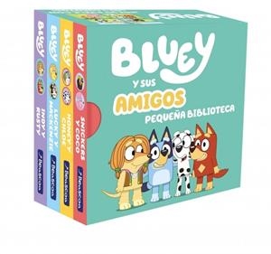 Bluey. Libro juguete - Bluey y sus amigos. Pequeña biblioteca (edición en españo | 9788448870355 | Bluey