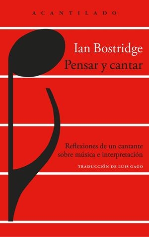 Pensar y cantar | 9788419958877 | Bostridge, Ian