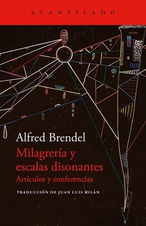Milagrería y escalas disonantes | 9791387964047 | Brendel, Alfred